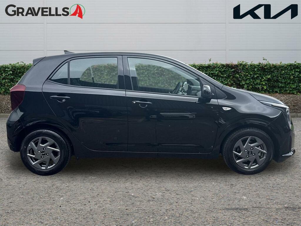 Kia Picanto 1.0 2 Hatchback Amt Euro 6 Ss 62 Bh CU25ZDK Black #2