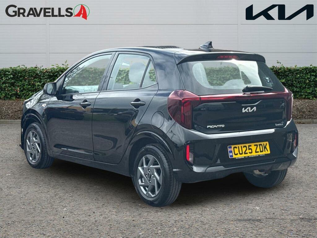 Kia Picanto 1.0 2 Hatchback Amt Euro 6 Ss 62 Bh CU25ZDK Black #5
