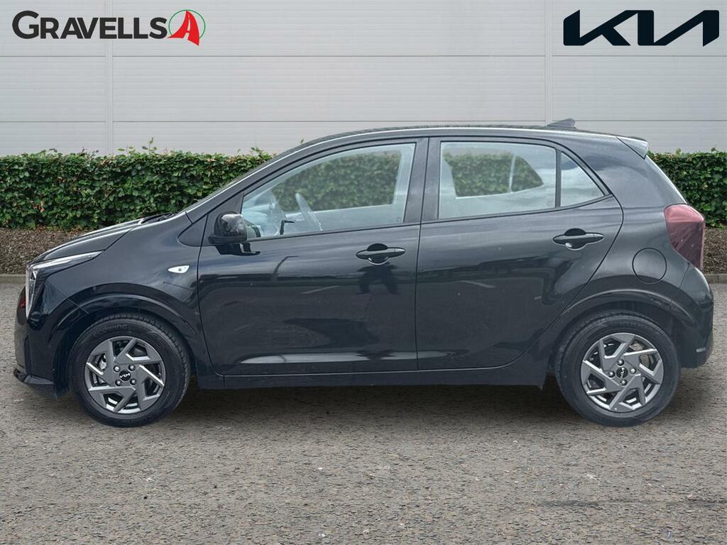 Kia Picanto 1.0 2 Hatchback Amt Euro 6 Ss 62 Bh CU25ZDK Black #6