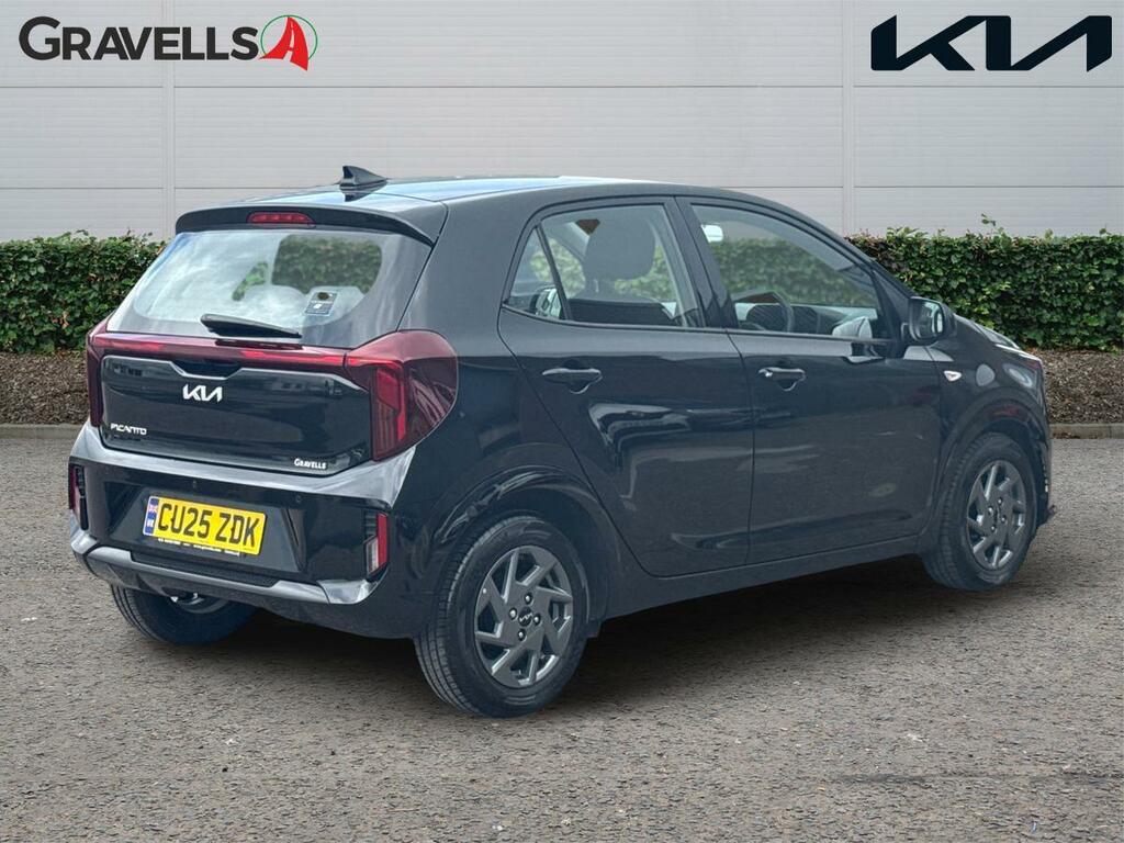 Kia Picanto 1.0 2 Hatchback Amt Euro 6 Ss 62 Bh CU25ZDK Black #3