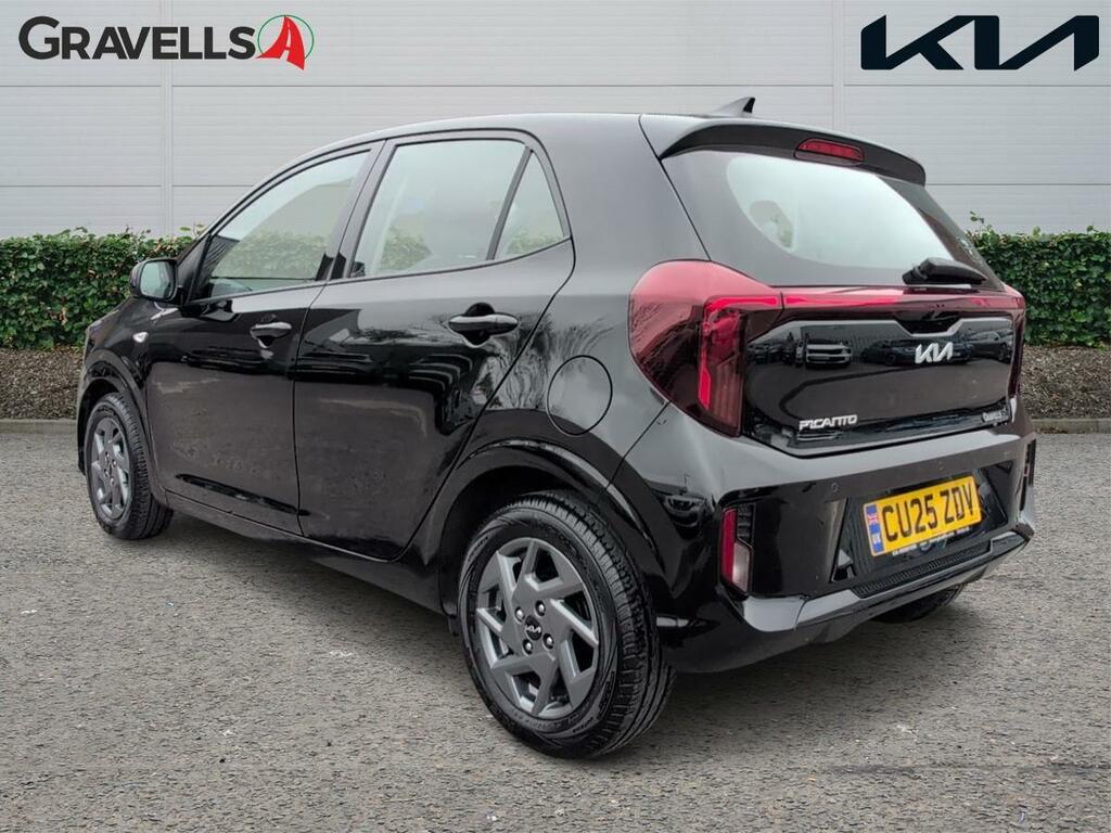 Kia Picanto 1.0 2 Hatchback Amt Euro 6 Ss 62 Bh CU25ZDV Black #5