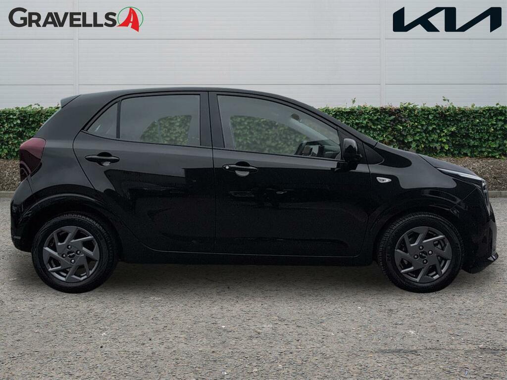 Kia Picanto 1.0 2 Hatchback Amt Euro 6 Ss 62 Bh CU25ZDV Black #2