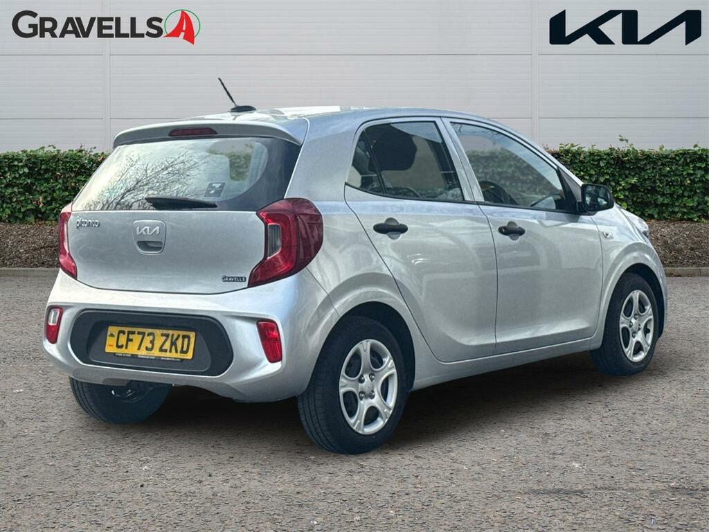 Kia Picanto 1.0 1 4 Seats 66 CF73ZKD Silver #3