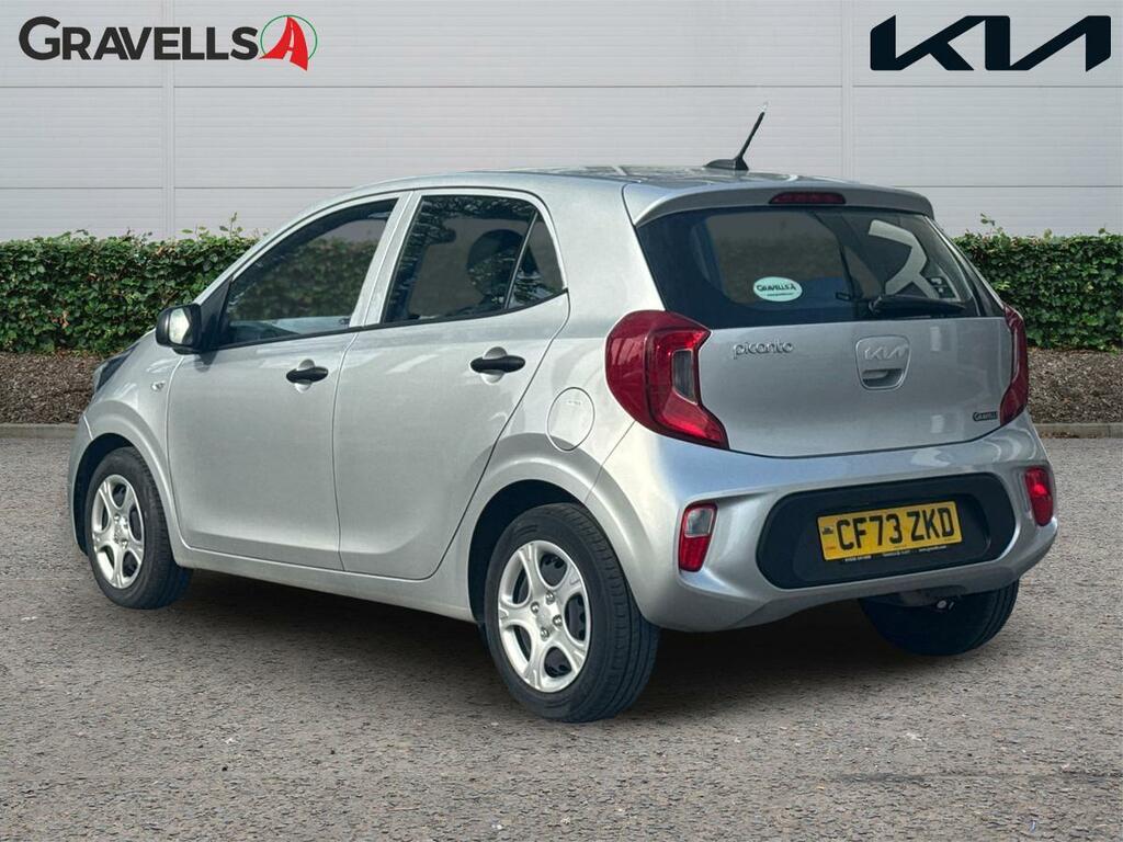 Kia Picanto 1.0 1 4 Seats 66 CF73ZKD Silver #5
