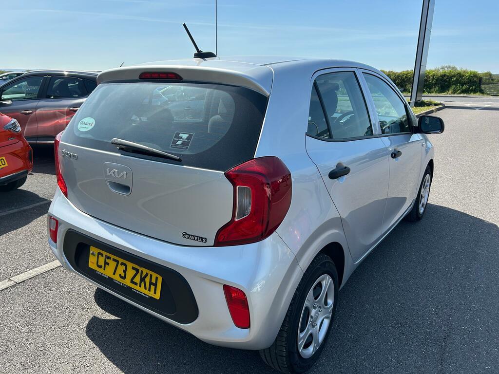 Kia Picanto 1.0 1 4 Seats 66 CF73ZKH Silver #3