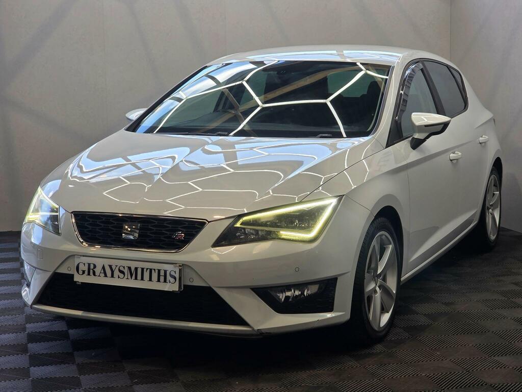 Seat Leon 2.0 Tdi Cr Fr Euro 5 Ss White #3