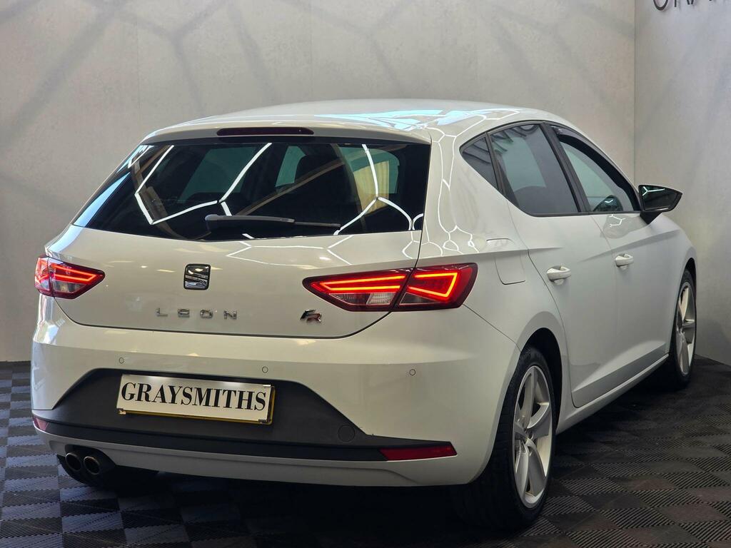 Seat Leon 2.0 Tdi Cr Fr Euro 5 Ss White #6