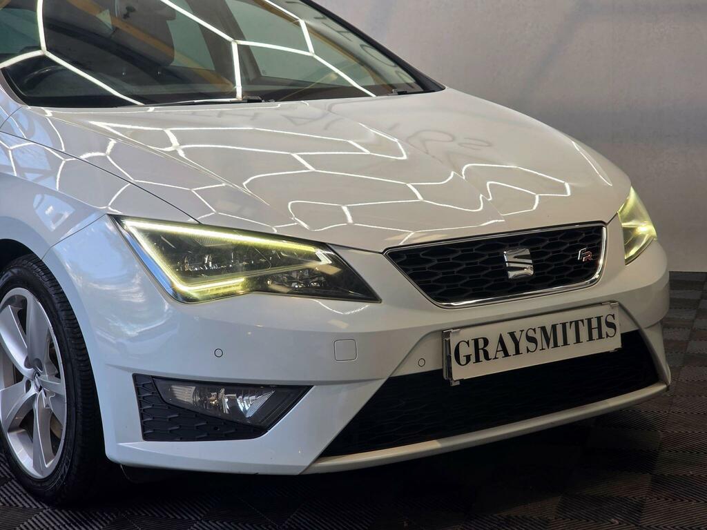 Seat Leon 2.0 Tdi Cr Fr Euro 5 Ss White #5