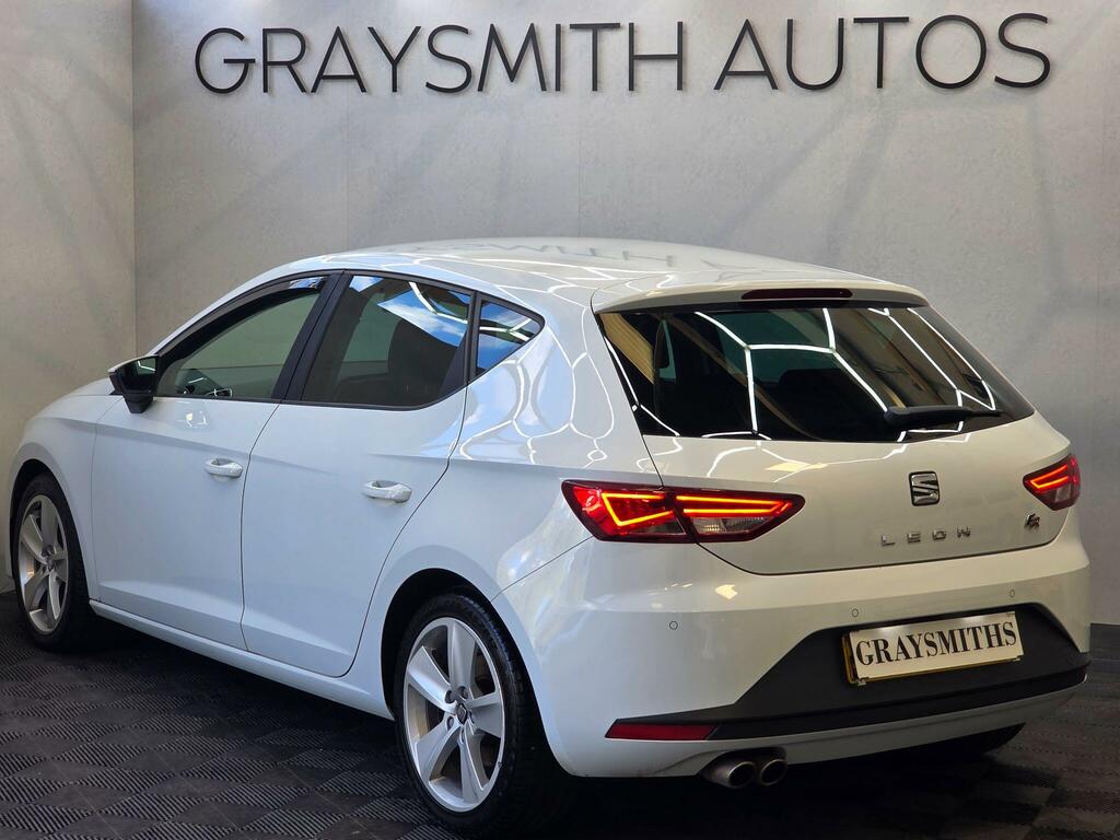 Seat Leon 2.0 Tdi Cr Fr Euro 5 Ss White #2