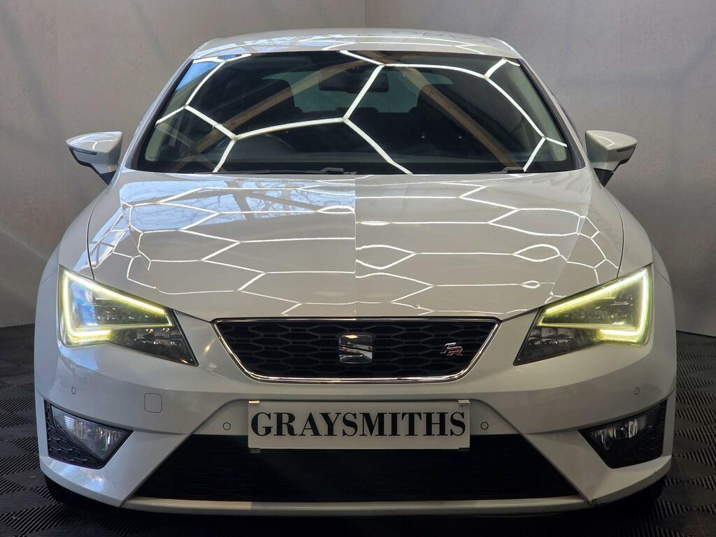 Seat Leon 2.0 Tdi Cr Fr Euro 5 Ss White #4