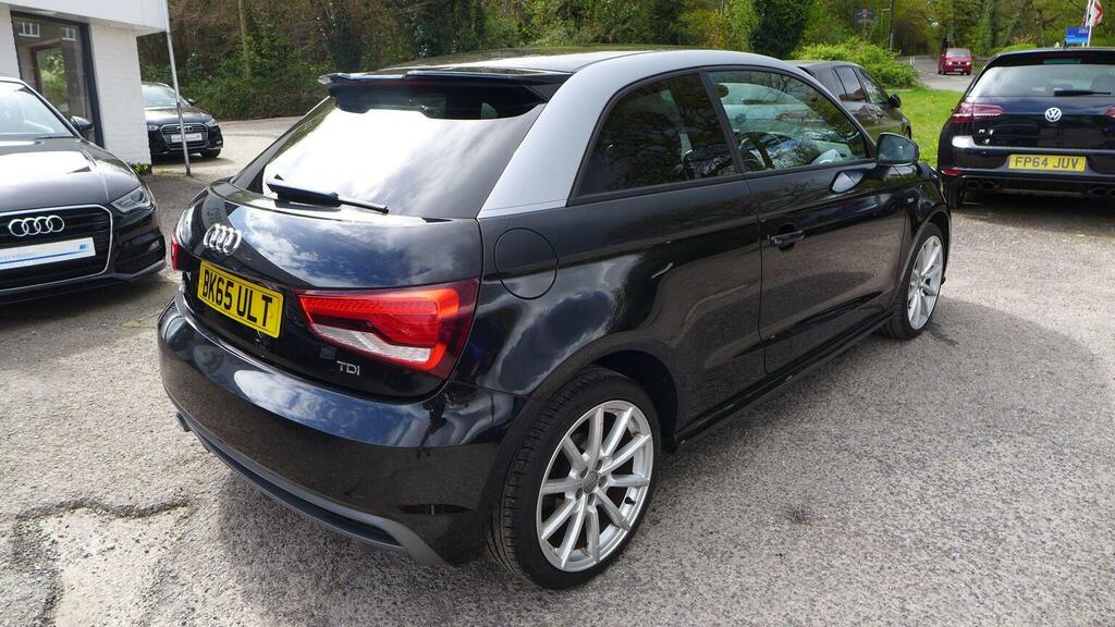 Audi A1 1.6 Tdi S Line S Tronic Euro 6 Ss Black #5