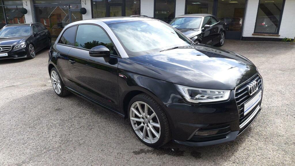 Audi A1 1.6 Tdi S Line S Tronic Euro 6 Ss Black #3