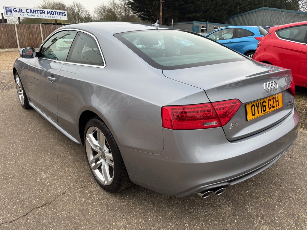 Audi A5 2.0 Tdi S Line S Tronic Quattro Euro 6 S S OY16GZH Black #4
