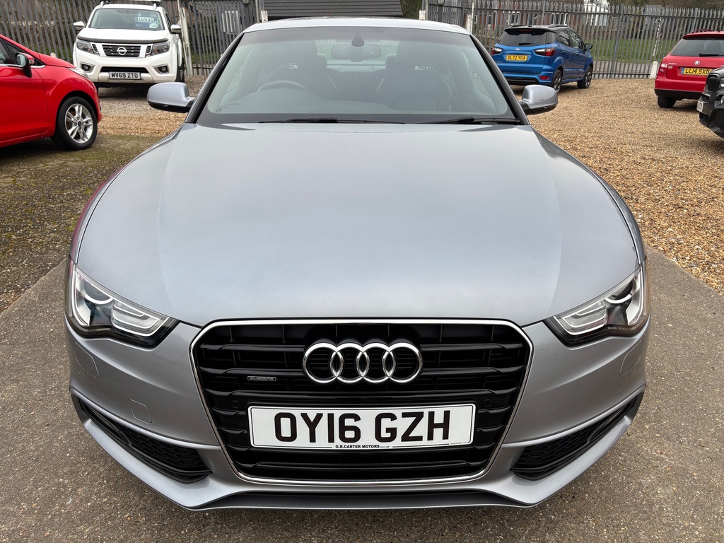 Audi A5 2.0 Tdi S Line S Tronic Quattro Euro 6 S S OY16GZH Black #2