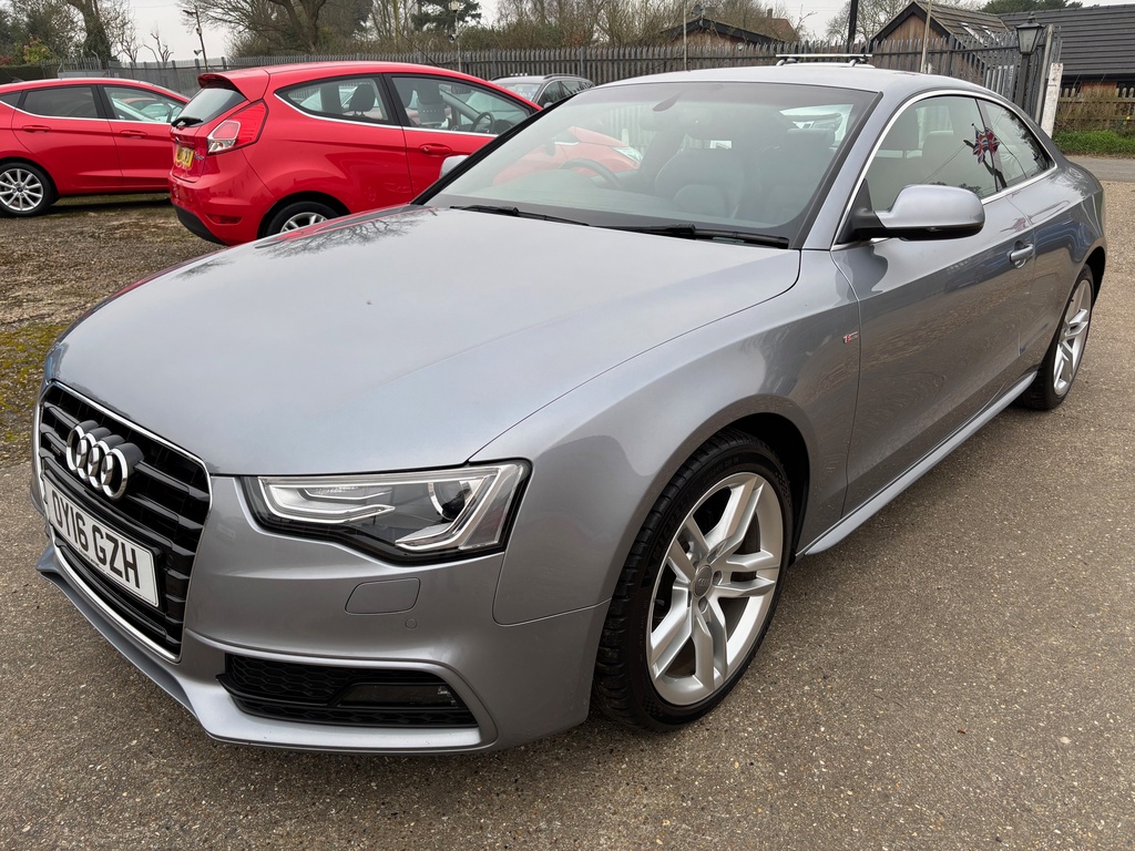 Audi A5 2.0 Tdi S Line S Tronic Quattro Euro 6 S S OY16GZH Black #3
