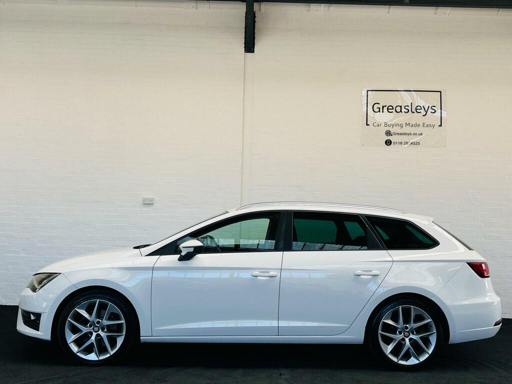 Seat Leon 2.0 Tdi Cr Fr Sport Tourer Dsg Euro 5 Ss White #6