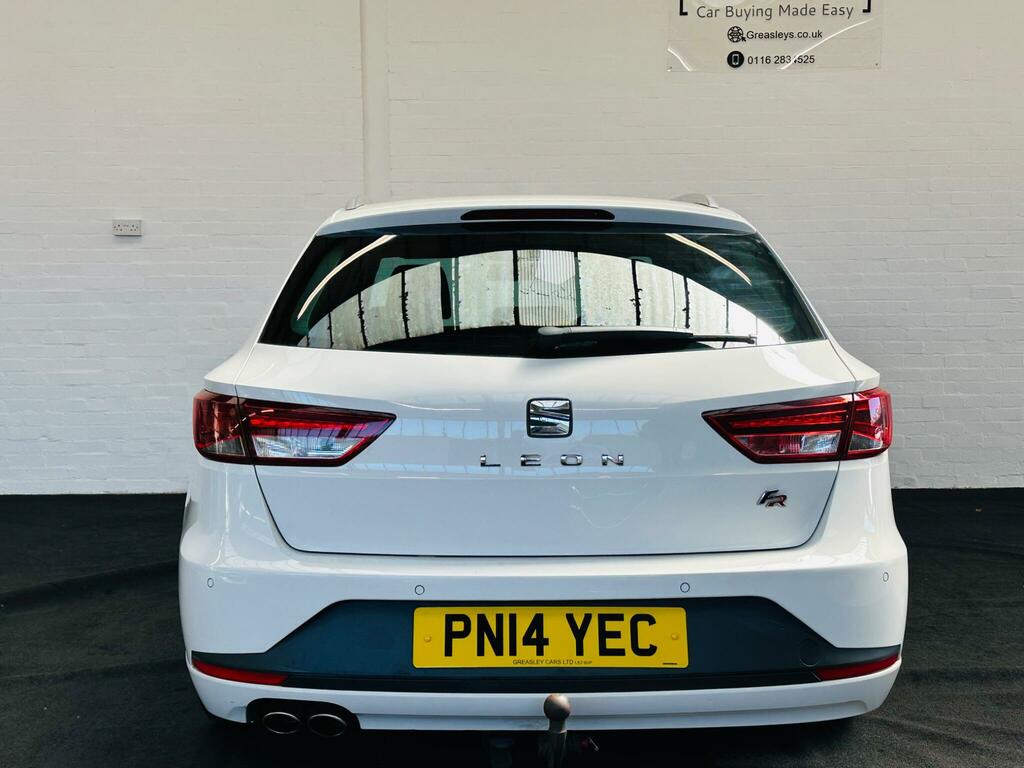 Seat Leon 2.0 Tdi Cr Fr Sport Tourer Dsg Euro 5 Ss White #5