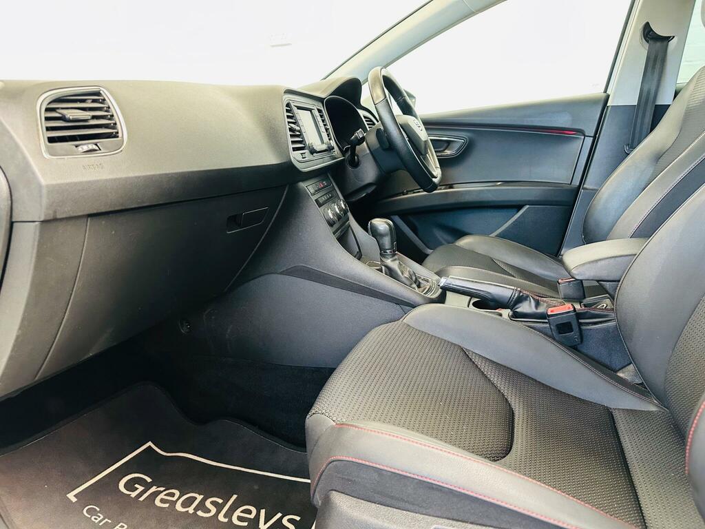 Seat Leon 2.0 Tdi Cr Fr Sport Tourer Dsg Euro 5 Ss White #2