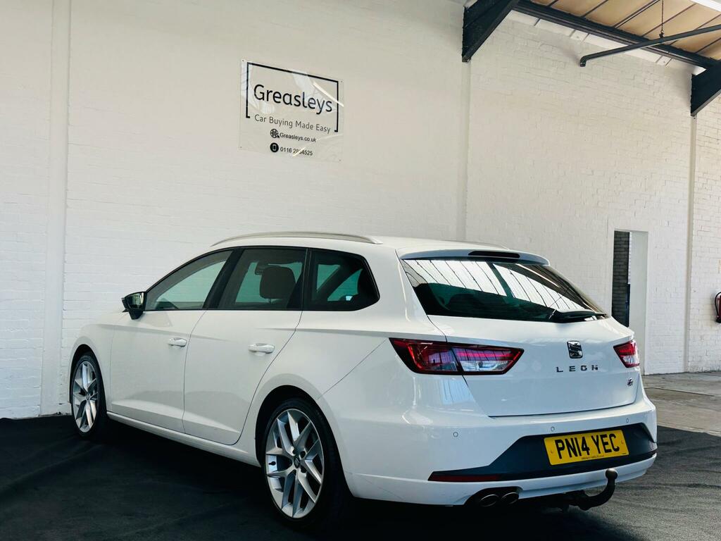 Seat Leon 2.0 Tdi Cr Fr Sport Tourer Dsg Euro 5 Ss White