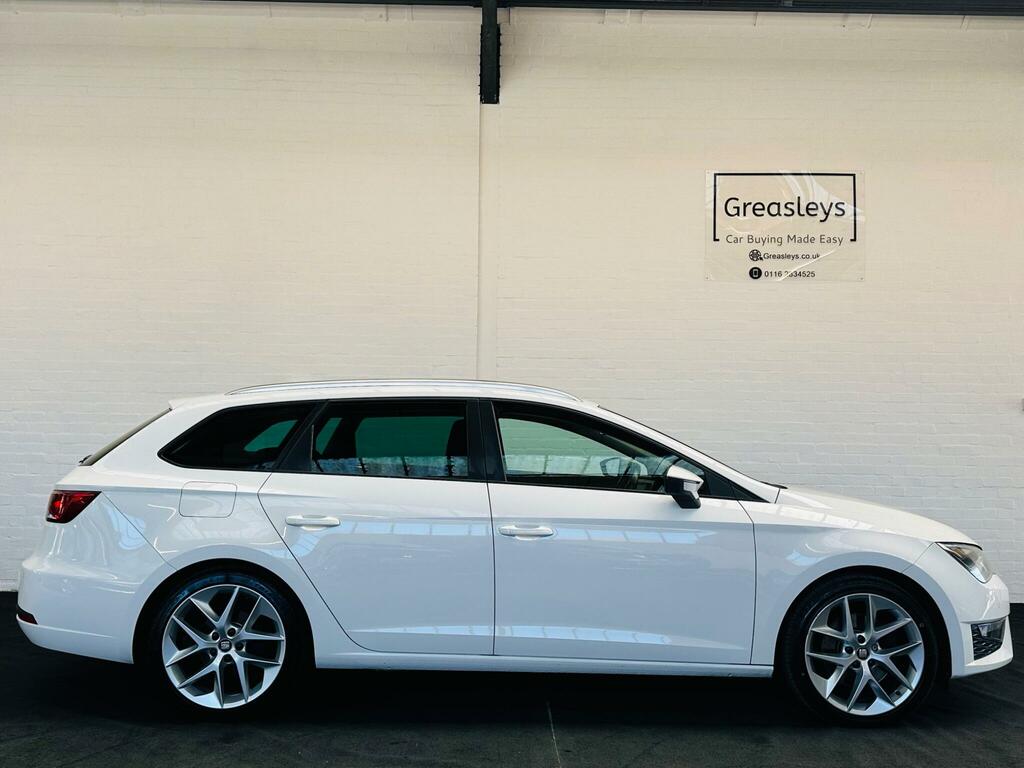 Seat Leon 2.0 Tdi Cr Fr Sport Tourer Dsg Euro 5 Ss White #3
