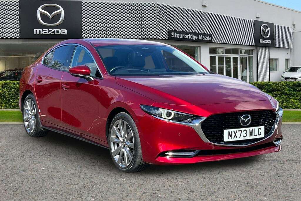 Mazda 3 2.0 E-skyactiv-x Mhev Takumi Saloon Man Red