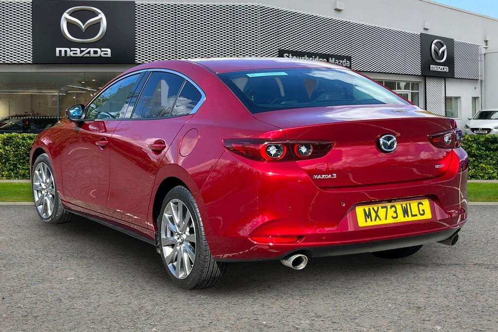 Mazda 3 2.0 E-skyactiv-x Mhev Takumi Saloon Man MX73WLG Red #2