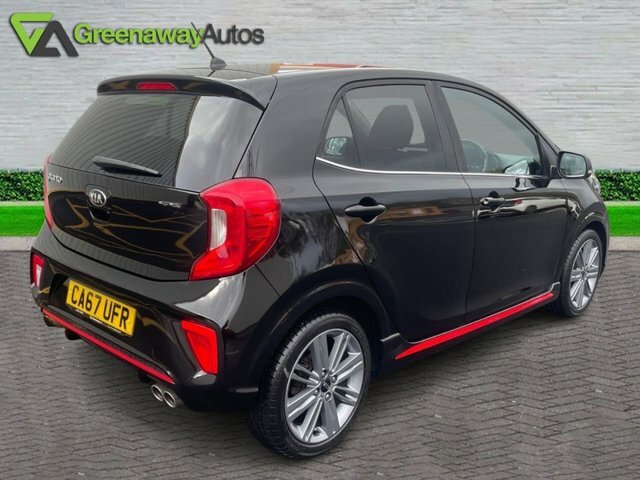 Kia Picanto Gt-line Hatchback CA67UFR Black #6