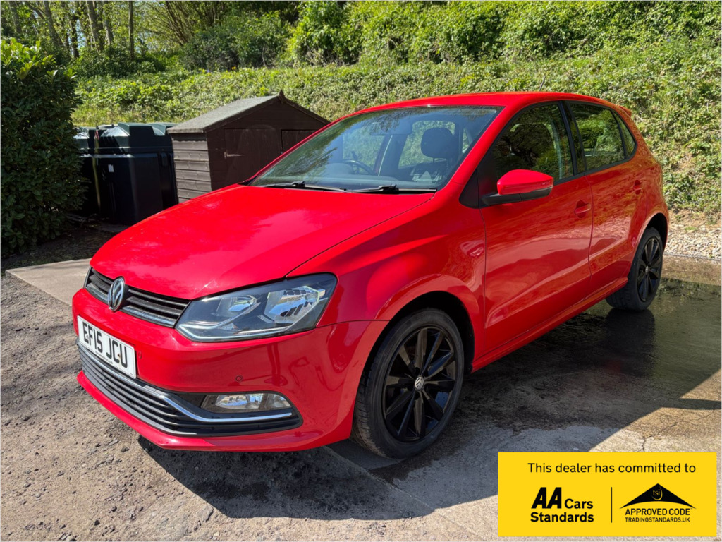 Volkswagen Polo 1.2 Tsi Bluemotion Tech Se Hatchback Ma Red