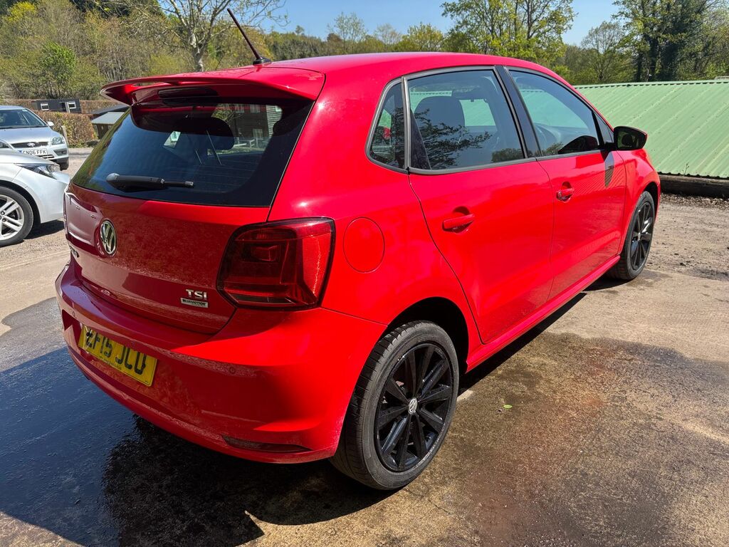 Volkswagen Polo 1.2 Tsi Bluemotion Tech Se Hatchback Ma EF15JCU Red #5