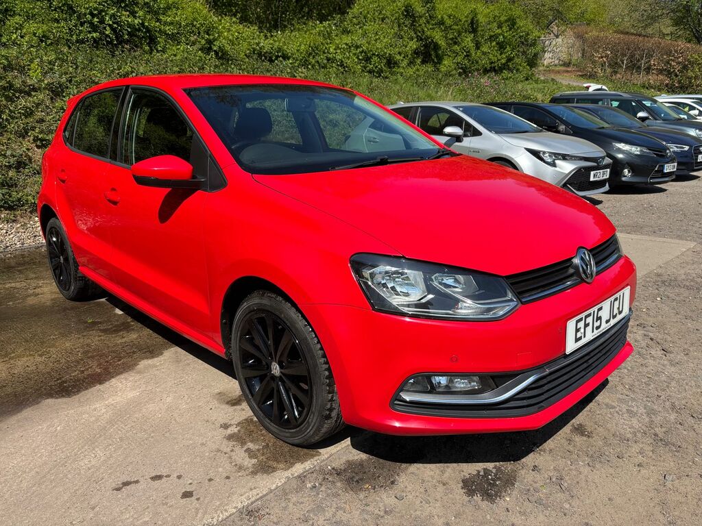 Volkswagen Polo 1.2 Tsi Bluemotion Tech Se Hatchback Ma EF15JCU Red #3