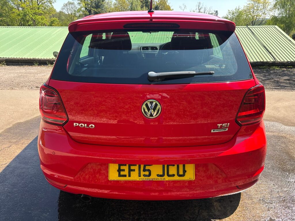 Volkswagen Polo 1.2 Tsi Bluemotion Tech Se Hatchback Ma EF15JCU Red #6