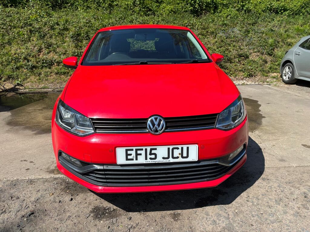 Volkswagen Polo 1.2 Tsi Bluemotion Tech Se Hatchback Ma EF15JCU Red #2