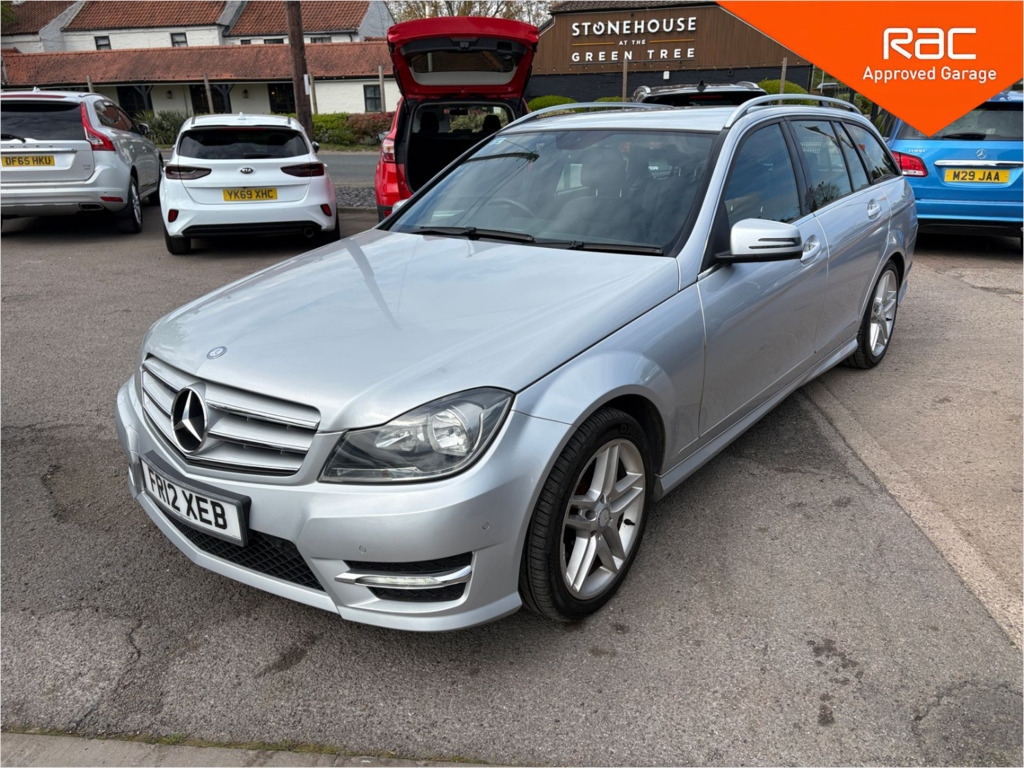 Mercedes-Benz C Class 2.1 C250 Cdi Blueefficiency Amg Sport Estate D Silver