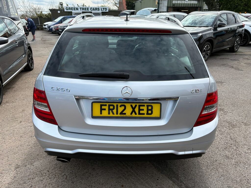 Mercedes-Benz C Class 2.1 C250 Cdi Blueefficiency Amg Sport Estate D FR12XEB Silver #6