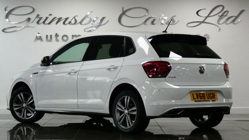 Volkswagen Polo Hatchback 1.0 Tsi R-line Euro 6 Ss 201868 LV68UGR White #3