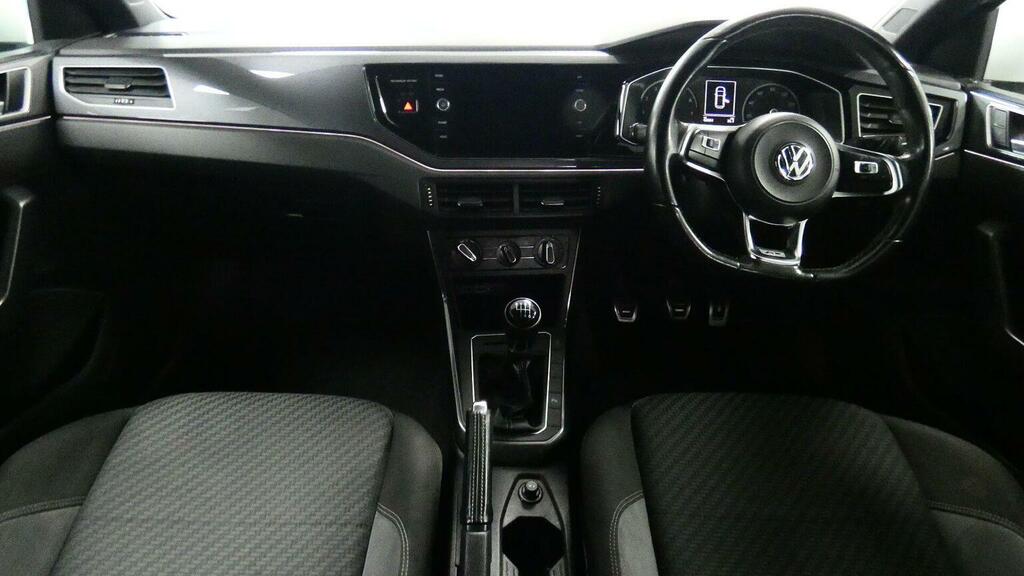 Volkswagen Polo Hatchback 1.0 Tsi R-line Euro 6 Ss 201868 LV68UGR White #6