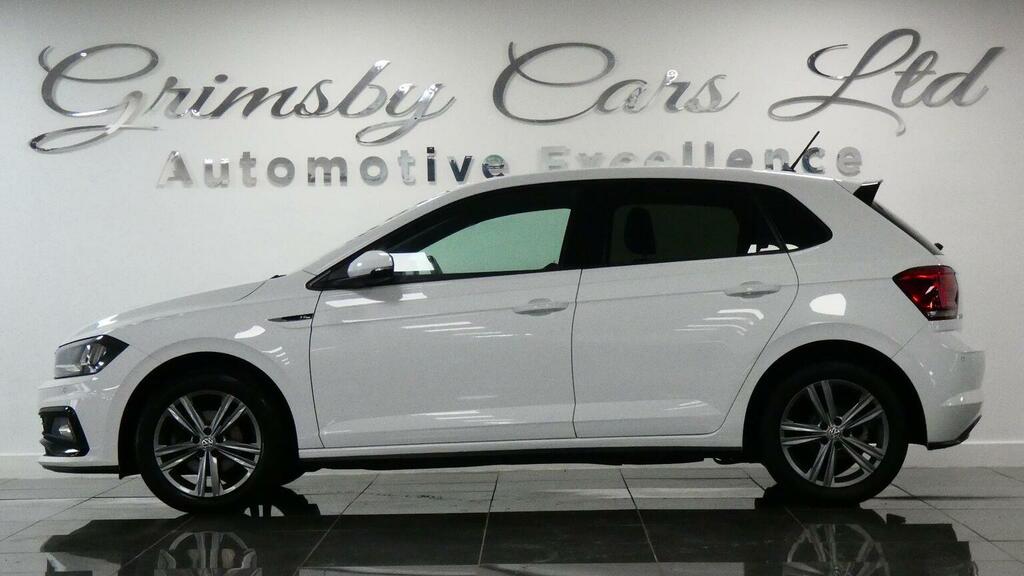 Volkswagen Polo Hatchback 1.0 Tsi R-line Euro 6 Ss 201868 LV68UGR White #2