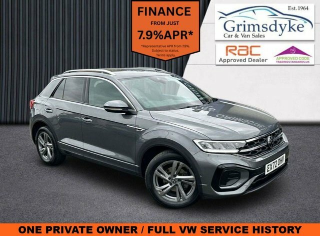 Volkswagen T-Roc 2023 1.5 Tsi R-line Suv Dsg Euro 6 Ss Grey