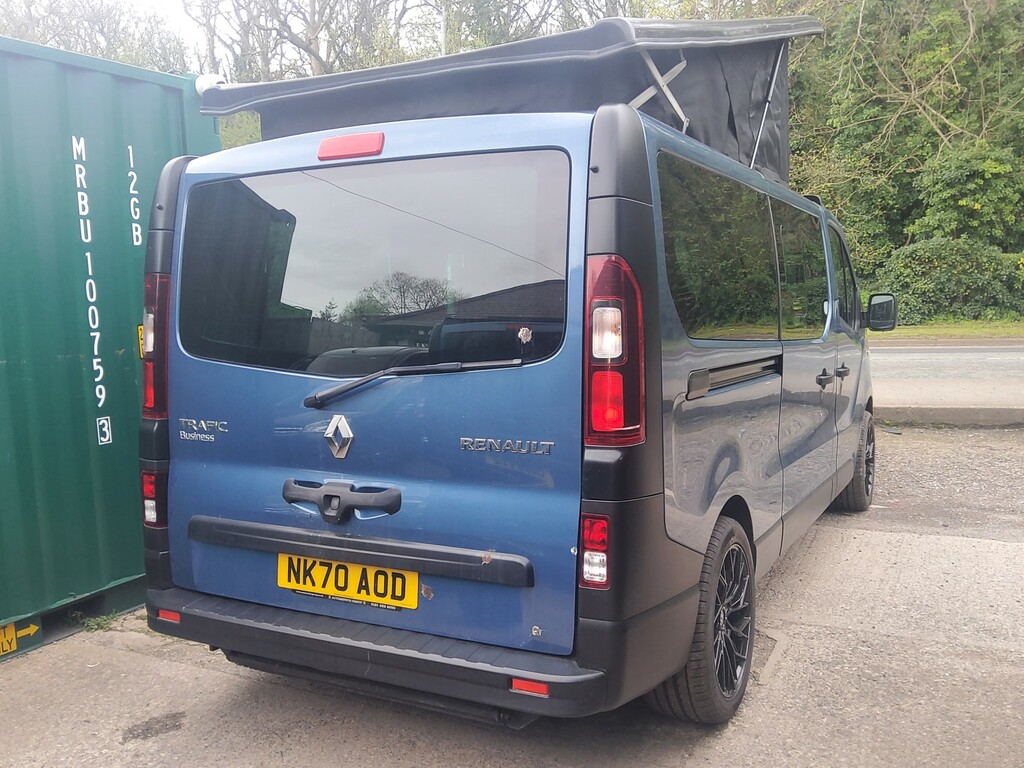 Renault Trafic Camper Van 2.0 Ll30 Energy Dci 120 Business My19 NK70AOD Blue #2