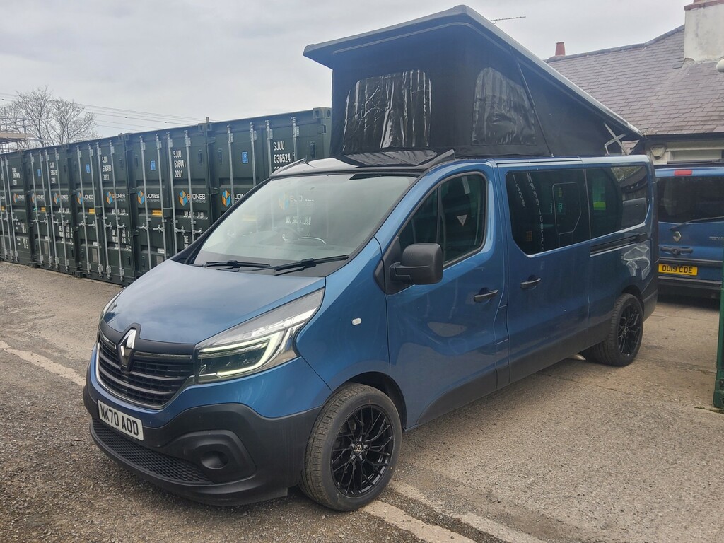 Renault Trafic Camper Van 2.0 Ll30 Energy Dci 120 Business My19 NK70AOD Blue #3