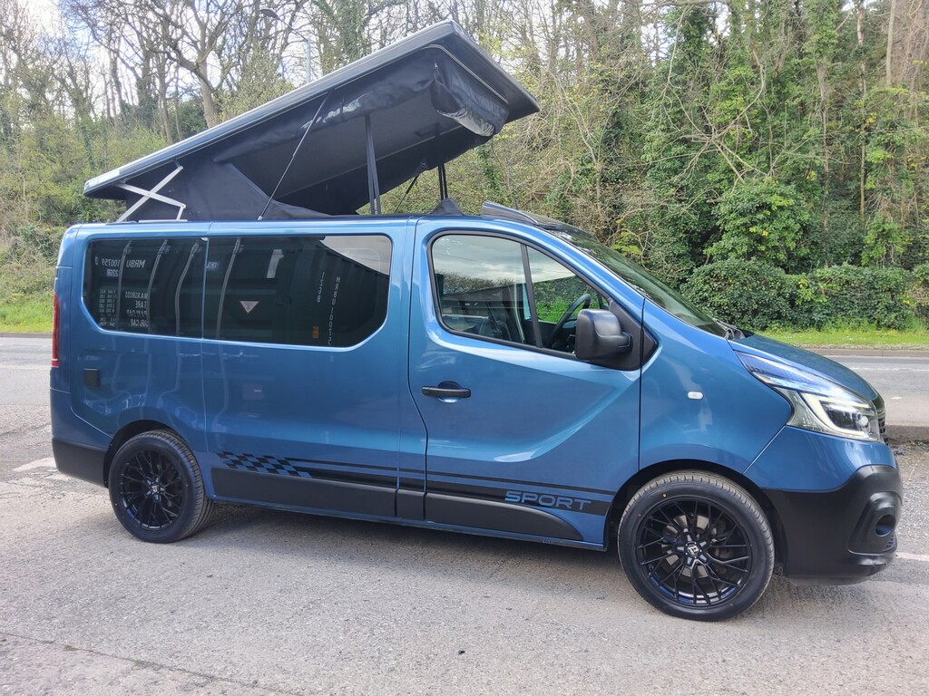 Renault Trafic Camper Van 2.0 Sl28 Energy Dci 120 Business My19 Blue #3