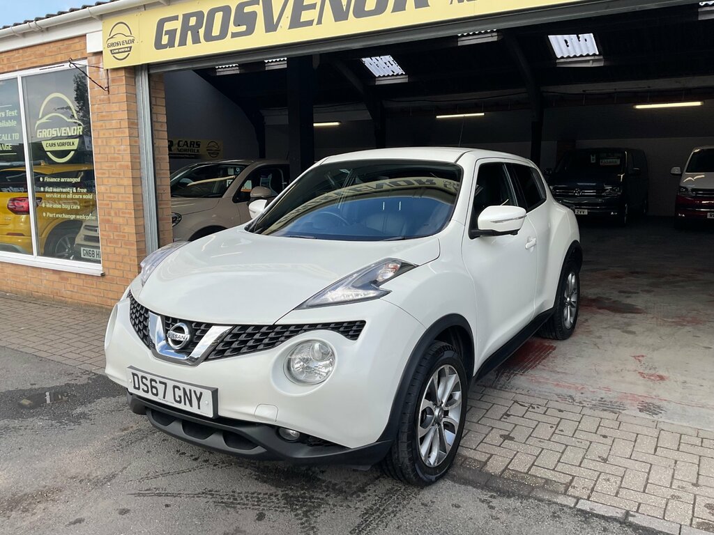 Nissan Juke 1.2 Dig-t Tekna Suv Euro 6 Ss White #5