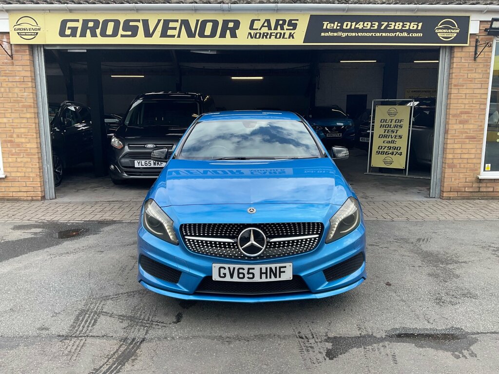 Mercedes-Benz A Class 2.1 A220 Cdi Amg Night Edition Hatchback Diese GV65HNF Blue #4