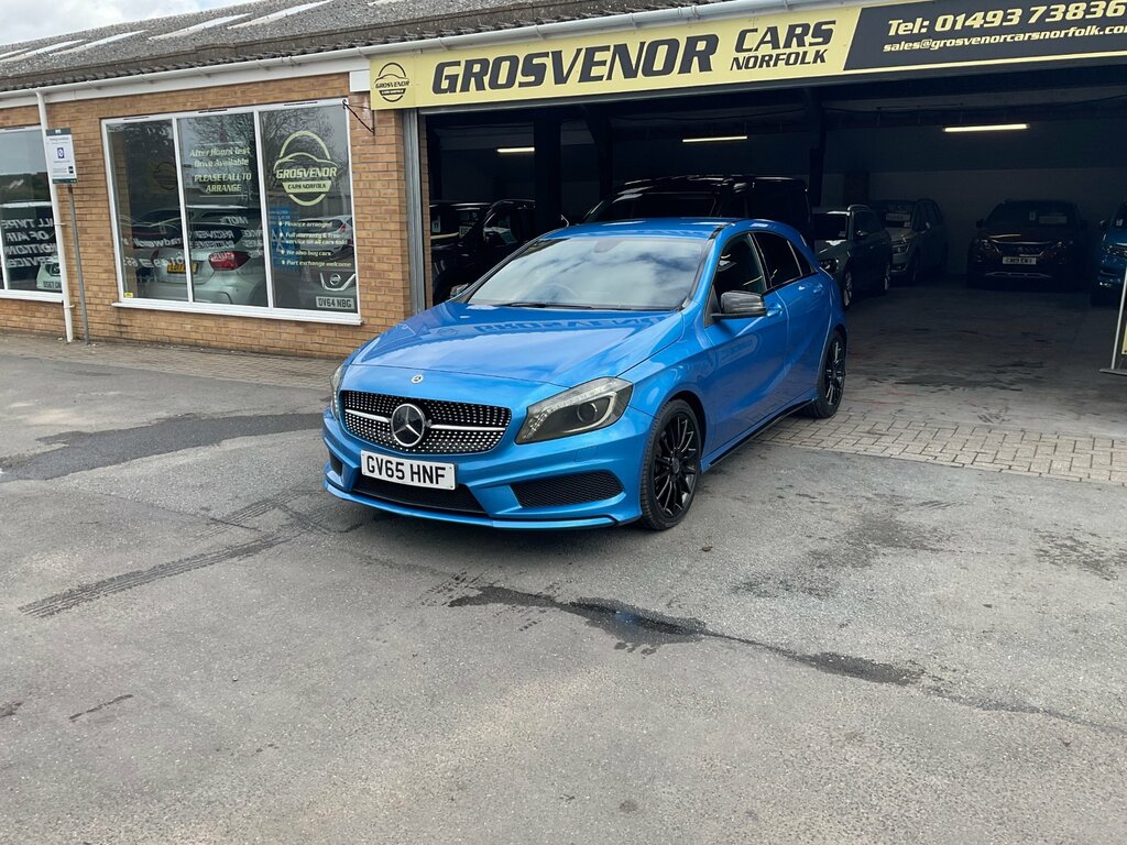 Mercedes-Benz A Class 2.1 A220 Cdi Amg Night Edition Hatchback Diese GV65HNF Blue #5