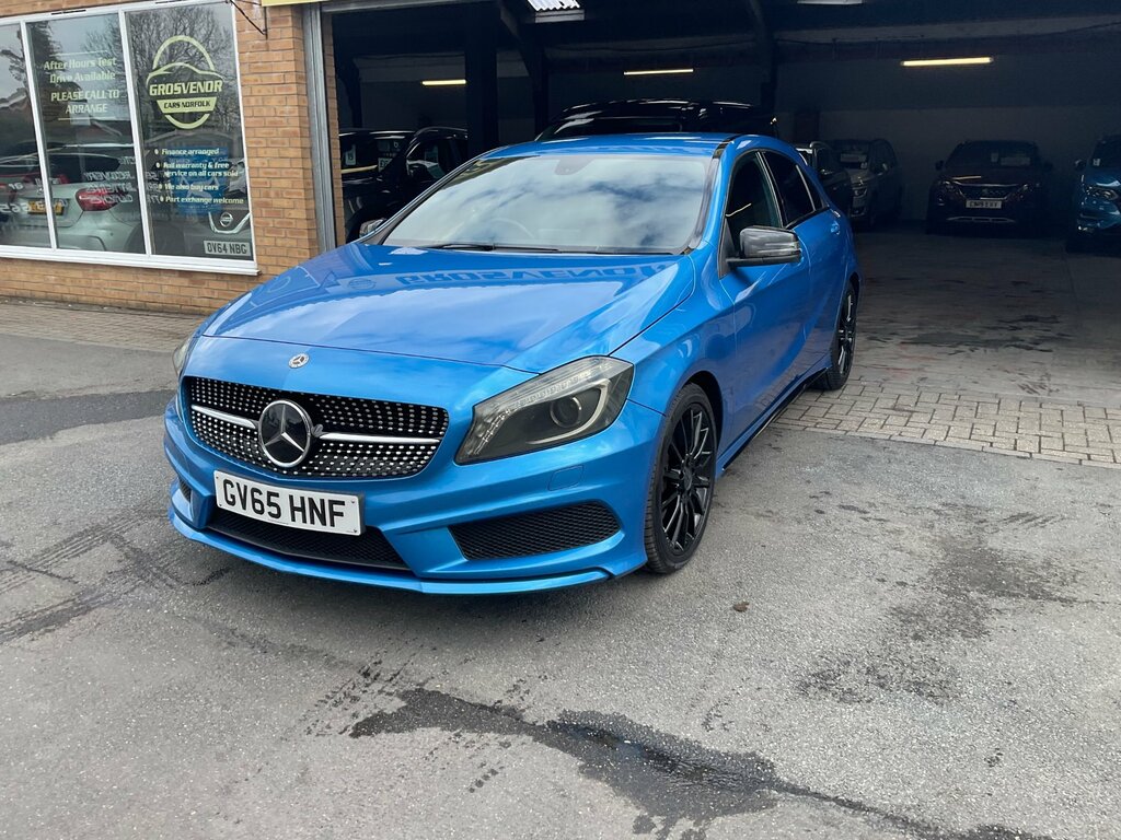 Mercedes-Benz A Class 2.1 A220 Cdi Amg Night Edition Hatchback Diese GV65HNF Blue #6