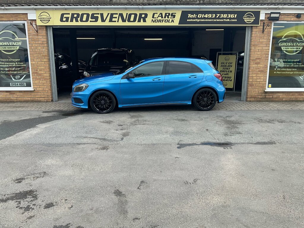 Mercedes-Benz A Class 2.1 A220 Cdi Amg Night Edition Hatchback Diese GV65HNF Blue #2