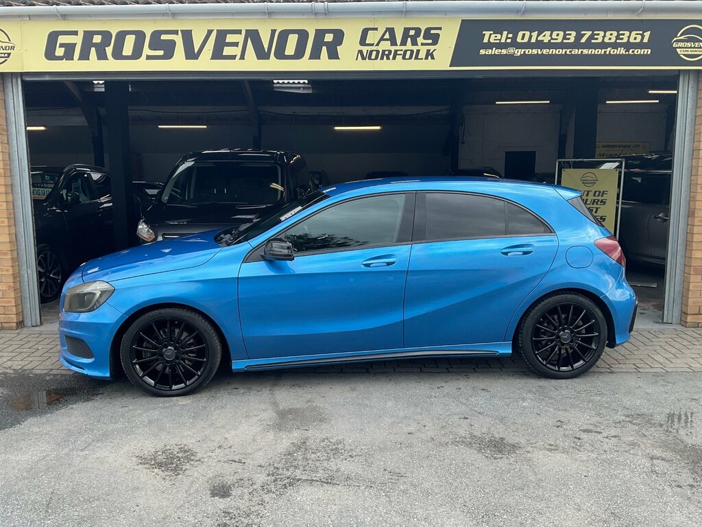 Mercedes-Benz A Class 2.1 A220 Cdi Amg Night Edition Hatchback Diese GV65HNF Blue #3