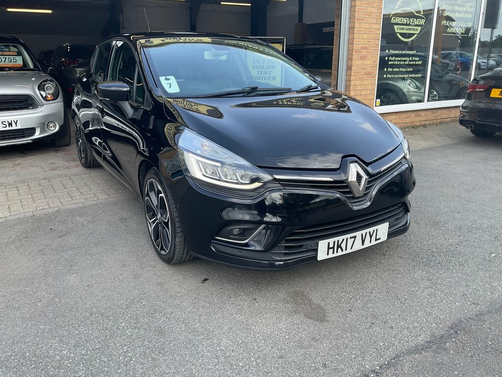 Renault Clio 0.9 Tce Signature Nav Hatchback HK17VYL Black #6