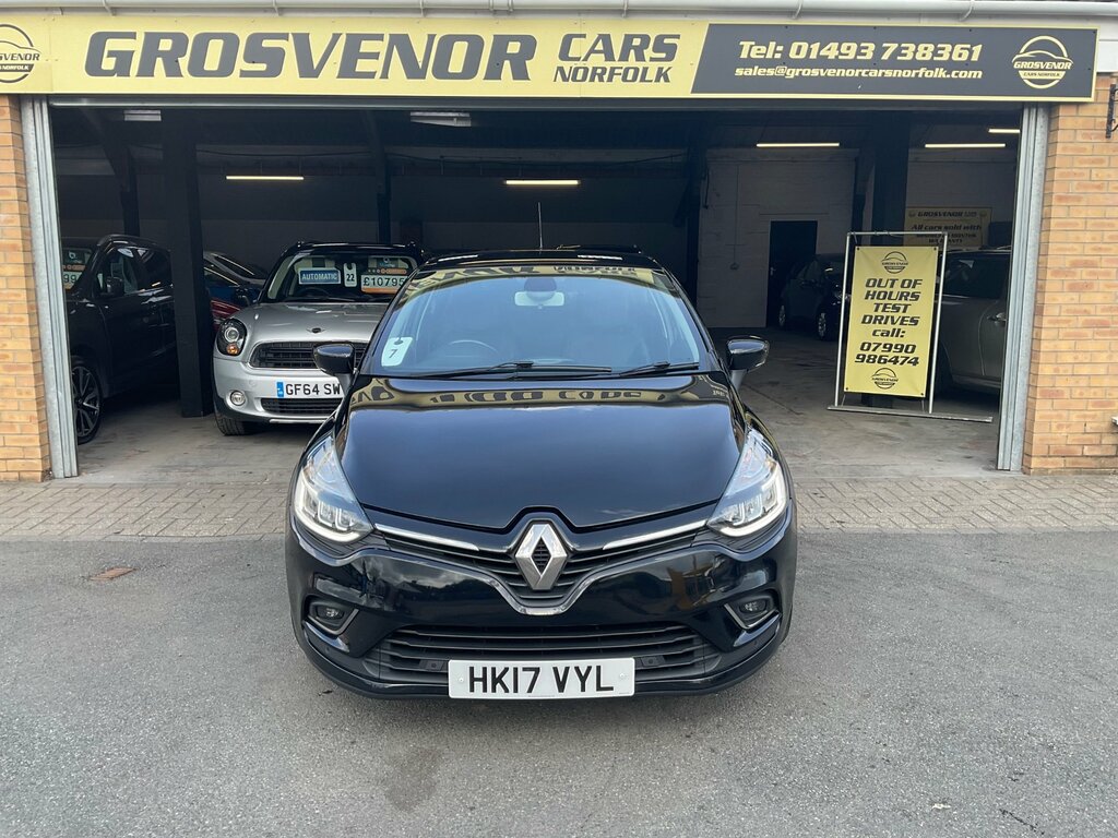 Renault Clio 0.9 Tce Signature Nav Hatchback HK17VYL Black #3