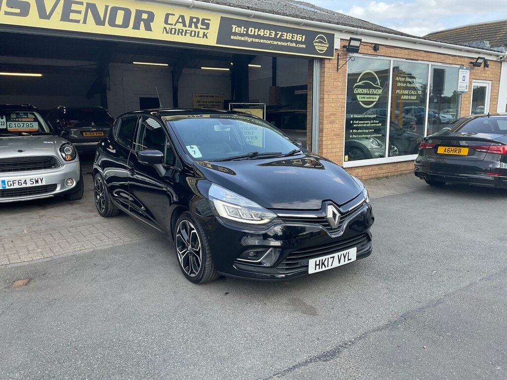 Renault Clio 0.9 Tce Signature Nav Hatchback HK17VYL Black #5